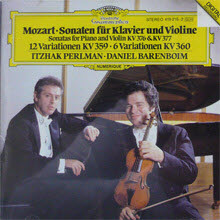 Itzhak Perlman, Daniel Barenboim - Mozart : Violinsonaten KV376 &amp; KV377, Variationen (수입/4192152)