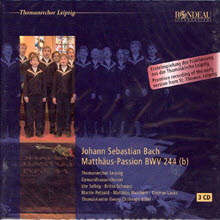 Thomanerchor Leipzig - Bach : Matthaus-Passion Bwv 244 (3CD/수입/미개봉/rop40202122)