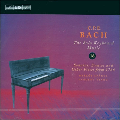 Miklos Spanyi 칼 필립 엠마누엘 바흐: 솔로 키보드 음악 18집 (C.P.E. Bach: The Solo Keyboard Music)