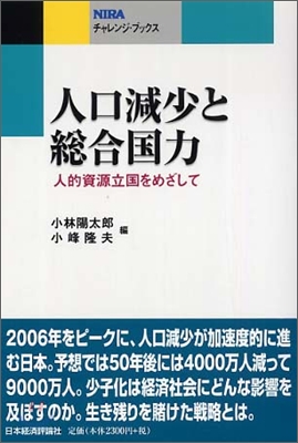 人口減少と總合國力