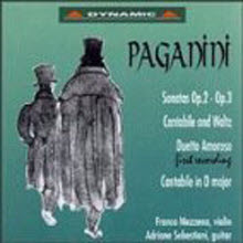 Franco Mezzena Adriano Sebastiani - Paganini : Sonatas For Violin&Guitar Op2.3 (수입/cds62)