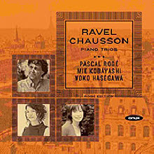 Pascal Roge Mie Kobayashi Yoko Hasegawa - Ravel &amp; Chausson : Piano Trios (수입/미개봉/onyx4008)