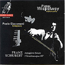 Pieter Wispelwey - Schubert : Arpeggione Sonata 3 Sonatinas Opus137 (수입/미개봉/ccs9696)