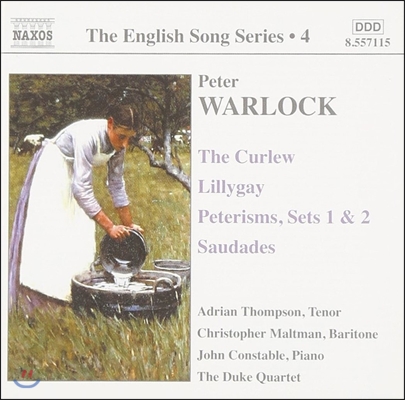 Adrian Thompson 피터 월록: 가곡집 - 황새, 그리움 (Peter Warlock: The Curlew, Saudades, Peterisms, Lillygay)