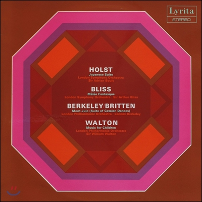 Adrian Boult / William Walton 홀스트 / 블리스 / 월튼 / 브리튼: 작품집 (Holst: Japanese Suite / Bliss: Melee Fantasque / Walton: Music for Children)