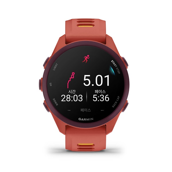 [GARMIN] 가민 포러너 170 뮤직, 레드 핑크/망고
