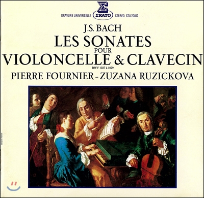 Pierre Fournier 피에르 푸르니에 - 바흐: 첼로 [비올라 다 감바] 소나타집 (Bach: Les Sonates pour Violoncelles & Clavecin BWV1027-1029)