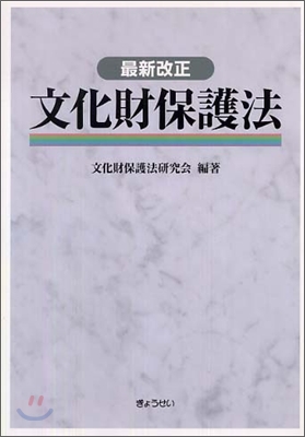 最新改正 文化財保護法