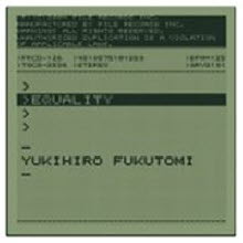 Yukihiro Fukutomi - Equality (Korea Special Edition) (2CD/미개봉)