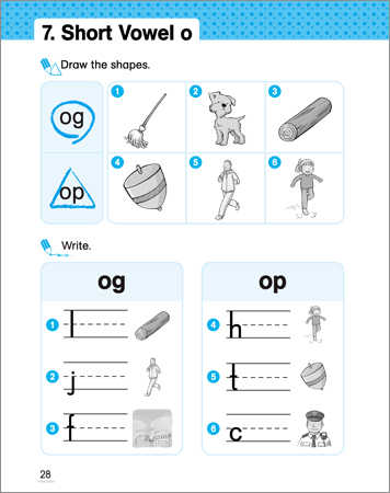 Phonics Cue Book 2 Short Vowels : Workbook