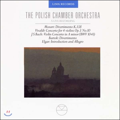 Polish Chamber Orchestra 모차르트 / 바르톡: 디베르티멘토 / 비발디: 네 대의 바이올린 협주곡 / 엘가 / 바흐 (Mozart / Bach / Vivaldi / Bartok / Elgar) 폴리쉬 체임버 오케스트라