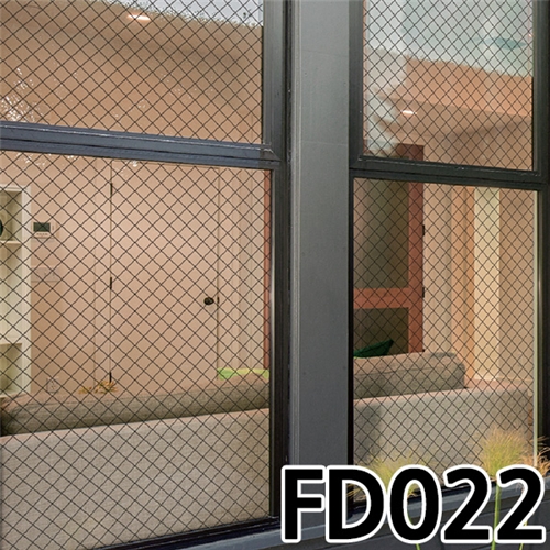 [창문용 데코 시트지] FD 022 그레이 와이어패턴