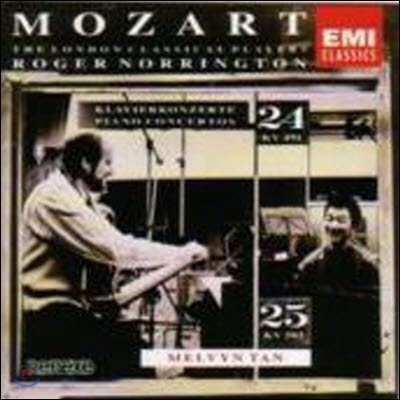 [중고] Roger Norrington / Mozart Piano concertos No.24.K.491 &amp; No.25.K.503 (수입/cdc7542952)