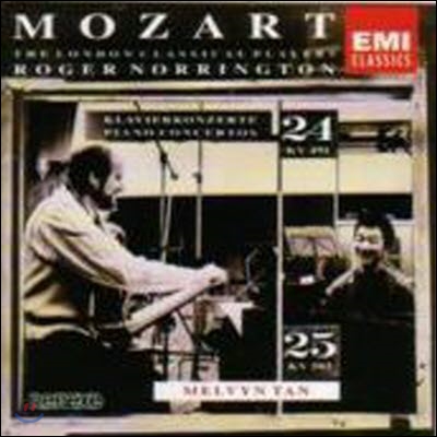 [중고] Roger Norrington / Mozart Piano concertos No.24.K.491 & No.25.K.503 (수입/cdc7542952)