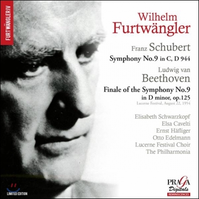 Wilhelm Furtwangler 베토벤: 교향곡 9번 `합창` 4악장 / 슈베르트: 9번 `더 그레이트` - 빌헬름 푸르트뱅글러 (Schubert: Symphony D944 &#39;The Great&#39;)