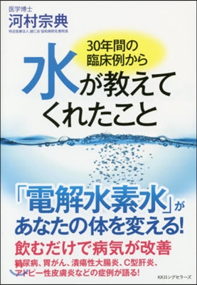 30年間の臨床例から水が敎えてくれたこと