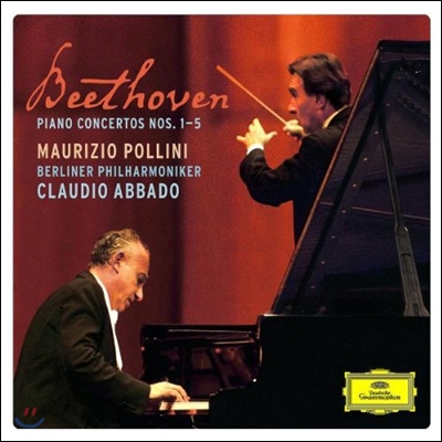 Maurizio Pollini / Claudio Abbado 베토벤: 피아노 협주곡 전곡집, 삼중 협주곡 - 폴리니, 아바도 (Beethoven: Piano Concertos 1-5, Triple Concerto)