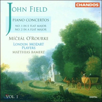Miceal O&#39;Rourke / Matthias Bamert 존 필드: 피아노 협주곡 1집 - 1번, 2번 (John Field: Piano Concertos Vol.1) 미샬 오루르크, 런던 모차르트 플레이어즈