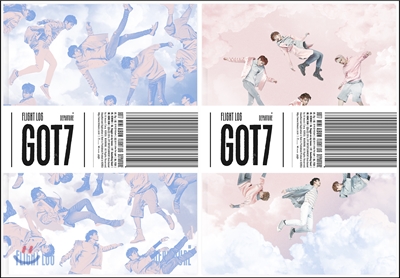 갓세븐 (GOT7) - 미니앨범 : Flight Log : Departure [Rose Quartz Ver. / Serenity Ver. 2종 중 랜덤 발송]