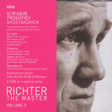 Sviatoslav Richter - The Master 3 - Scriabin Prokofiev Shostakovich (2CD/수입/미개봉/4758130)