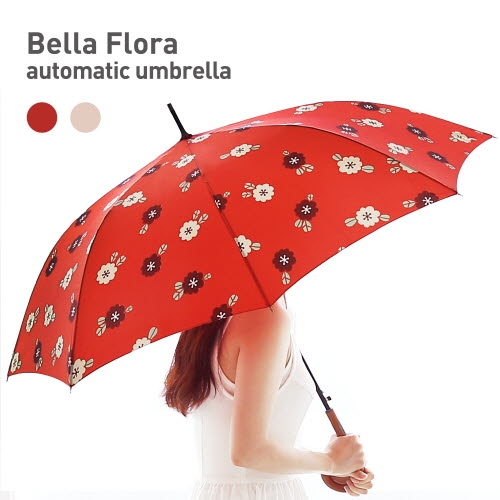 Bella Flora 패턴 자동 장우산