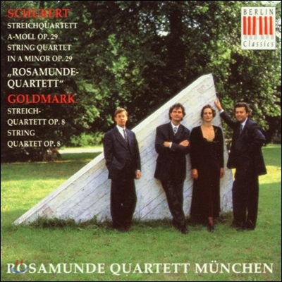 Rosamunde Quartett 슈베르트 / 골드마르크: 현악 사중주 - 로자문데 사중주단 데뷔 앨범 (Schubert: String Quartet Op.29 D.804 'rosamunde' / Goldmark : String Quartet Op.8)