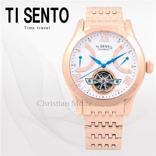 티센토(TISENTO) 남성시계(TS50091RG/메탈/오토매틱)
