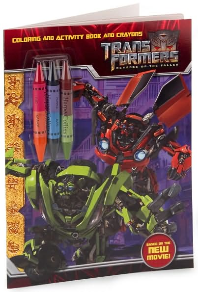 Transformers Revenge of the Fallen : Coloring and Activity Book and Crayons