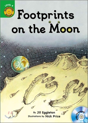 Sunshine Readers Level 4 : Footprints on the Moon (Book &amp; CD)