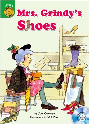 Sunshine Readers Level 4 : Mrs. Grindy&#39;s Shoes (Book &amp; CD)