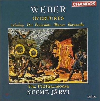 Neeme Jarvi 베버: 서곡집 - 마탄의 사수, 오베론, 오이리안테 (Carl Maria von Weber: Overtures - Der Freischutz, Oberon, Euryanthe)