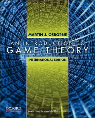 [중고-최상] Introduction to Game Theory : International Edition