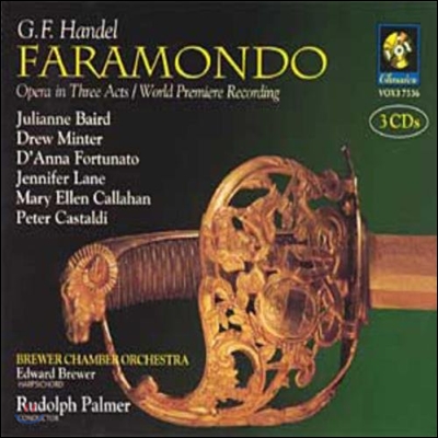 Rudolph Palmer / Julianne Baird 헨델: 오페라 '파라몬도' (Handel: Faramondo)