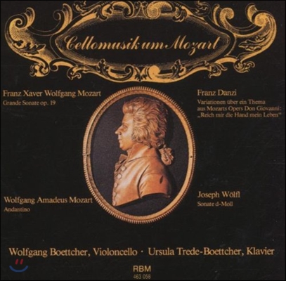 Wolfgang Boettcher 모차르트와 첼로 음악 - F.X.W. &amp; W.A. 모차르트 / 단치 / 뵐플 (Cellomusik Um Mozart - Franz Xaver Wolfgang Mozart / Franz Danzi / Joseph Wolfl)