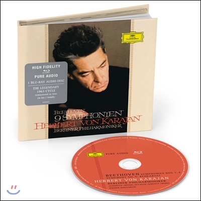 Herbert von Karajan 베토벤: 9개의 교향곡 - 베를린 필하모닉, 헤르베르트 폰 카라얀 1963년 연주 (Beethoven: 9 Symphonies)