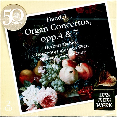 Herbert Tachezi 헨델: 오르간 협주곡 - 헤르베르트 타헤치, 니콜라우스 아르농쿠르 (Handel: Organ Concertos opps. 4 &amp; 7)