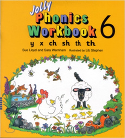 Jolly Phonics Workbook 6 (in Print Letters)
