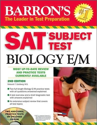 Barron&#39;s SAT Subject Test Biology E/M 2010 with CD-ROM