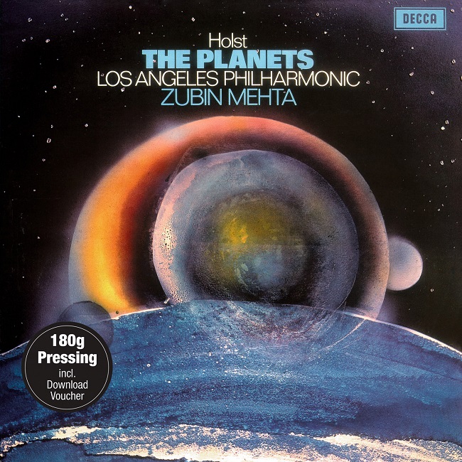 Zubin Mehta 홀스트: 혹성 (Gustav Holst: The Planets) 주빈 메타, 로스엔젤레스 필하모닉 [LP] 