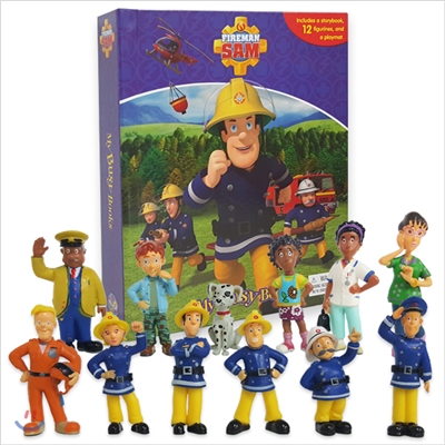 Fireman Sam My Busy Book 소방관 샘 비지북 피규어책