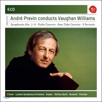 Andre Previn 본 윌리암스: 바다, 교향곡 전곡, 바이올린 협주곡  - 앙드레 프레빈 (Conducts Vaughan Williams)