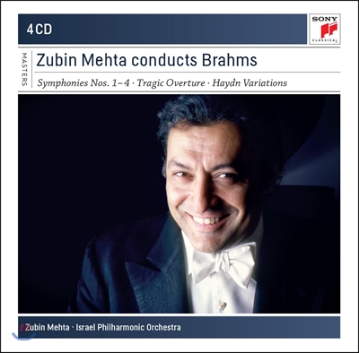 Zubin Mehta 브람스: 교향곡 전곡, 비극적 서곡, 하이든 변주곡 - 주빈 메타 (Brahms: Symphonies Nos. 1-4, Tragic Overture, Haydn Variations)