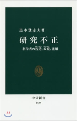 硏究不正 科學者の捏造,改竄,盜用