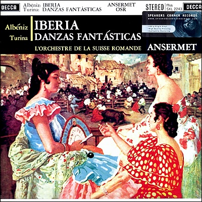 Ernest Ansermet 알베니스: 이베리아 / 투리나: 환상 무곡 (Albeniz : Iberian / Turina : Danzas Fantasticas) [LP] 