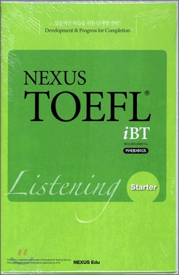 NEXUS TOEFL iBT LISTENING STARTER 넥서스 토플 리스닝 스타터 카세트테이프