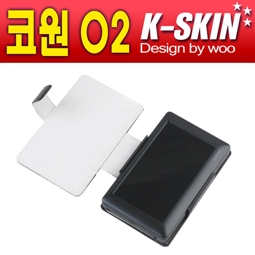 [K-SKIN 정품] 코원 PMP O2/DMB/DIC전용 고급가죽케이스(터치펜포함) + 특별사은품