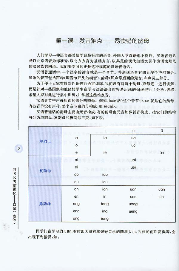 HSK 考前强化(口述)(高等) HSK 고전강화 : 고등 구술