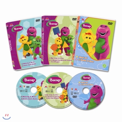 Barney &amp; Friends 3종 DVD세트