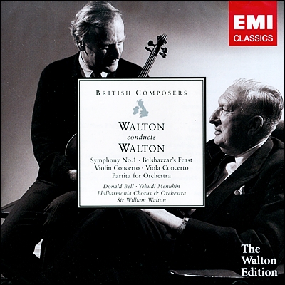 월튼 : 교향곡 1번, 바이올린 협주곡, 비올라 협주곡 - 윌리암 월튼