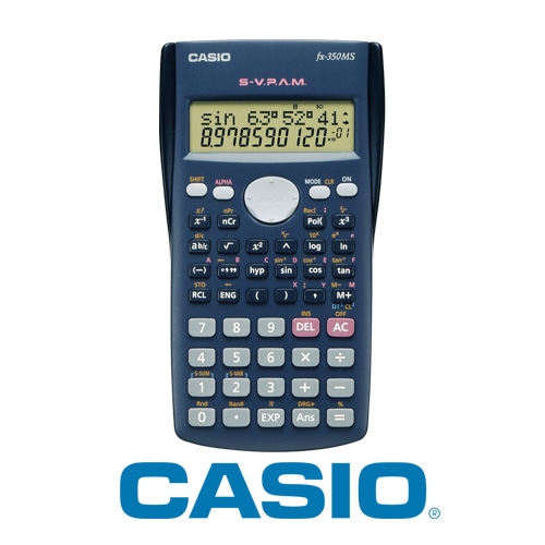 [CASIO 정품-본사직영] FX-350MS 공학용전자계산기/240함수/삼각/역삼각/도분초계산/분수/좌표/사무/이공계